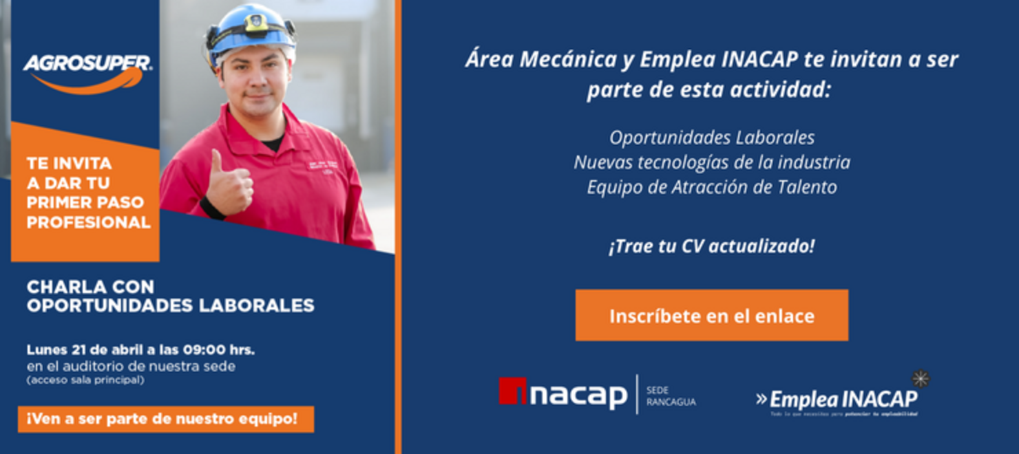 ¡Da tu primer paso al mundo profesional! Charla con Oportunidades Laborales de Agrosuper