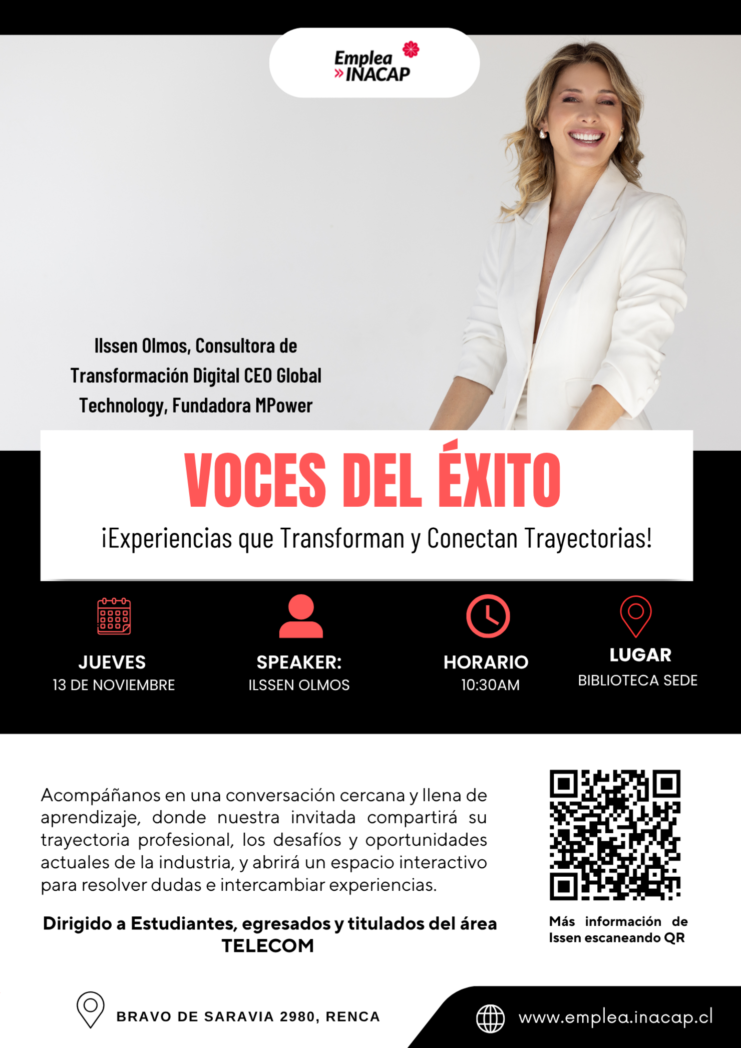 Voces del Éxito: Experiencias que Transforman y Conectan Trayectorias Telecomunicaciones