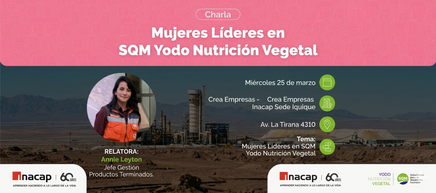 Charla Mujeres en Minería: SQM