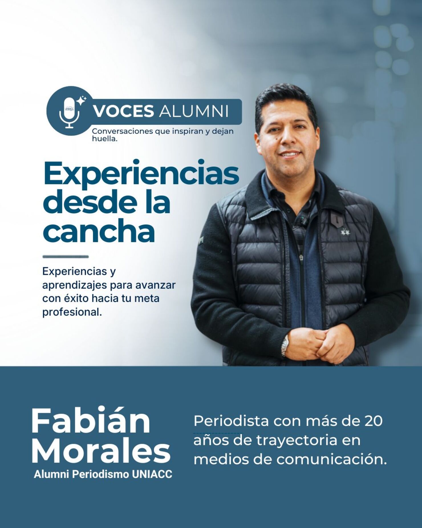 Voces Alumni. Charla: Experiencias desde la cancha