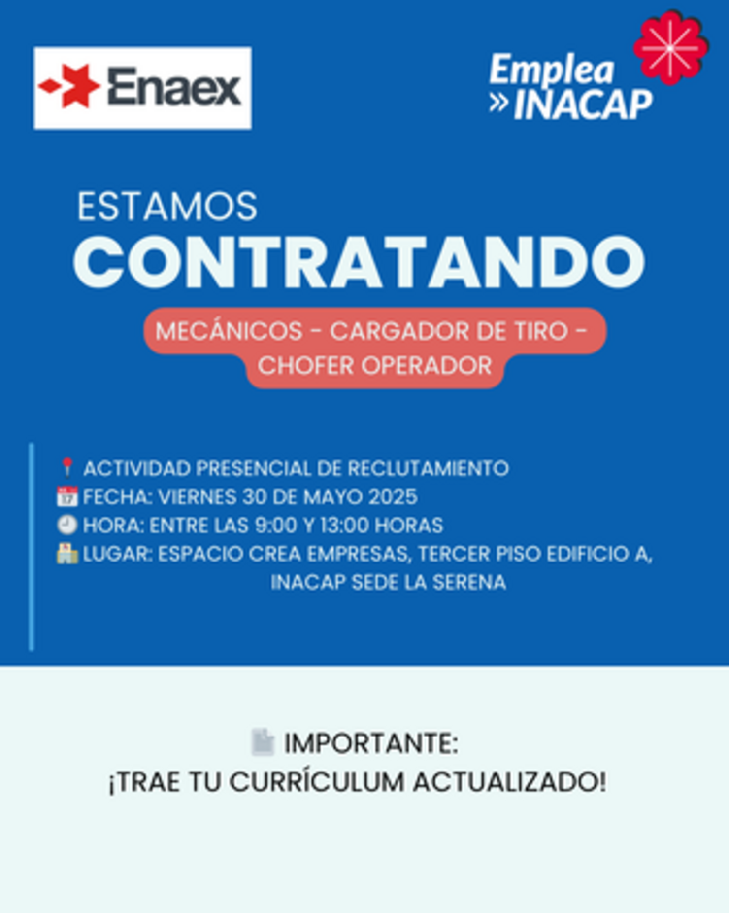 Jornada de Reclutamiento ENAEX