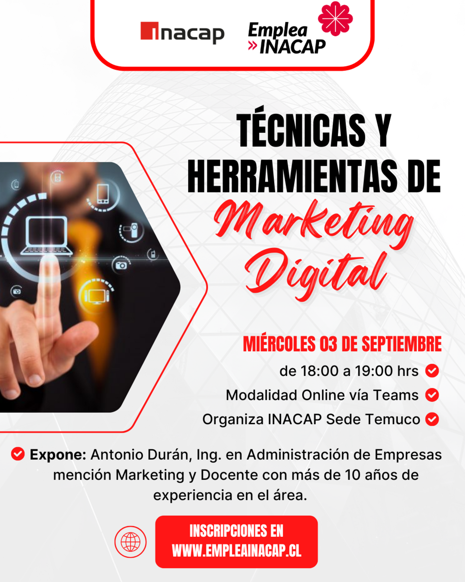 TÉCNICAS Y HERRAMIENTAS DE MARKETING DIGITAL