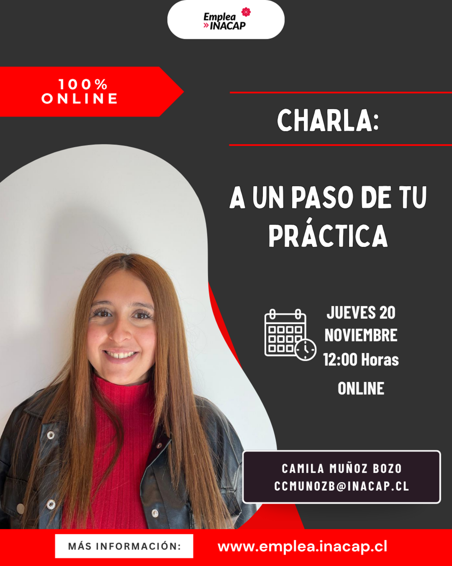 Charla: A un paso de tu práctica
