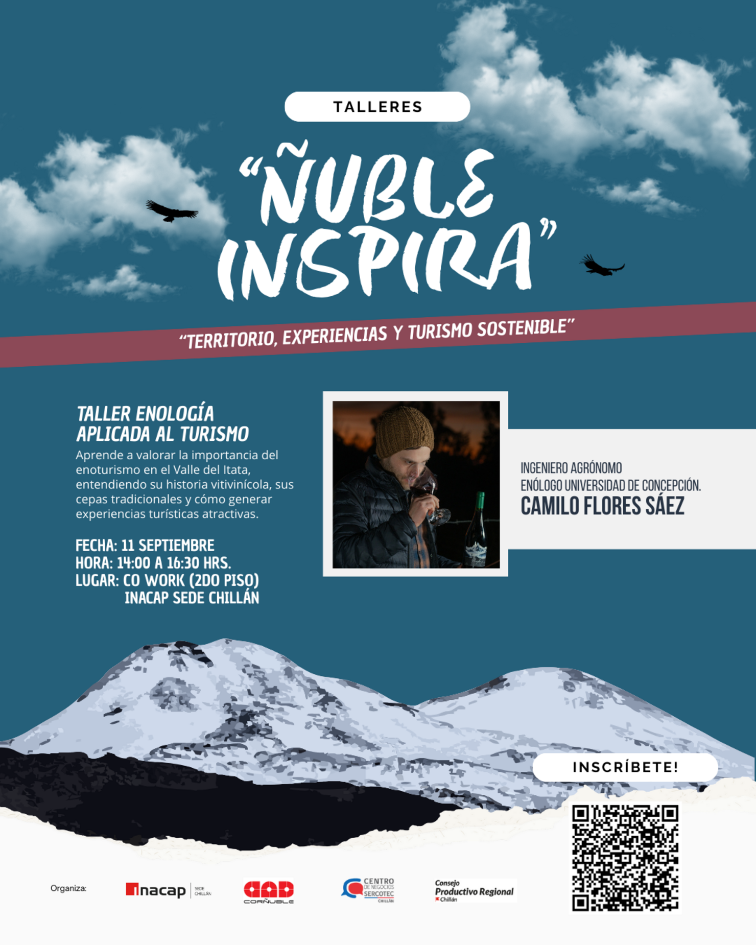 Ñuble Inspira: Taller Enología Aplicada al Turismo