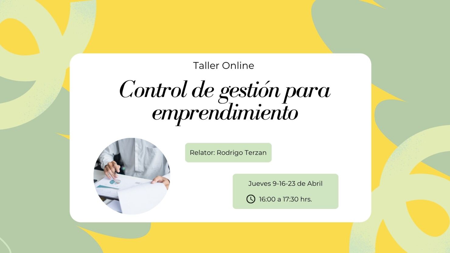 Control de gestión para emprendimiento