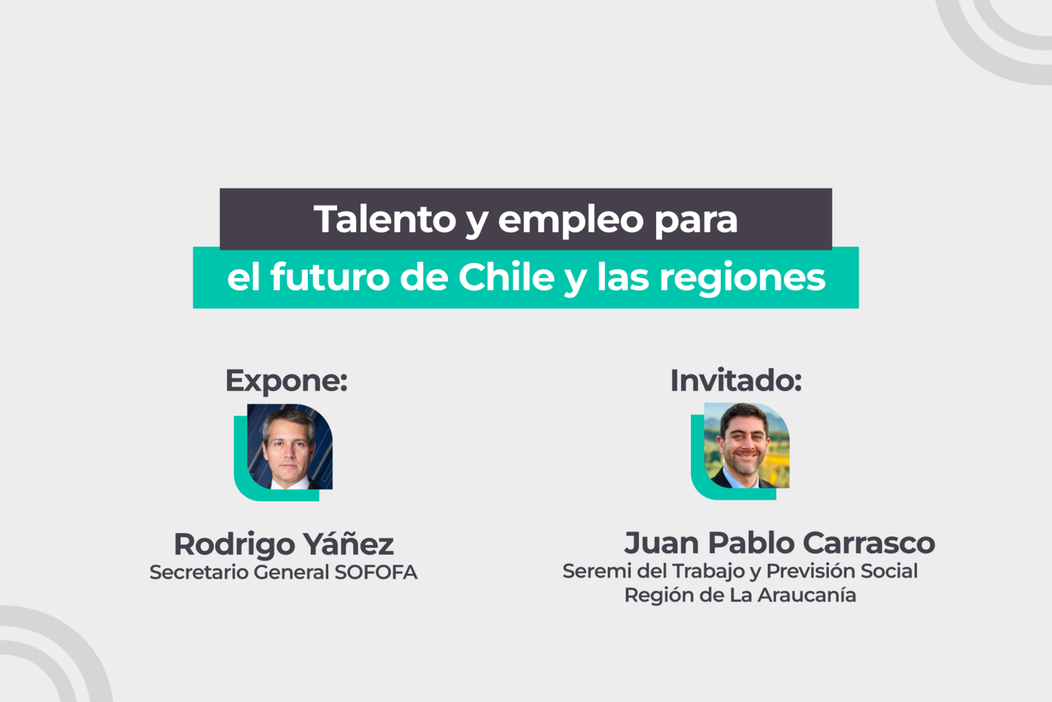 Conversación: Talento y empleo para el futuro de Chile y las regiones