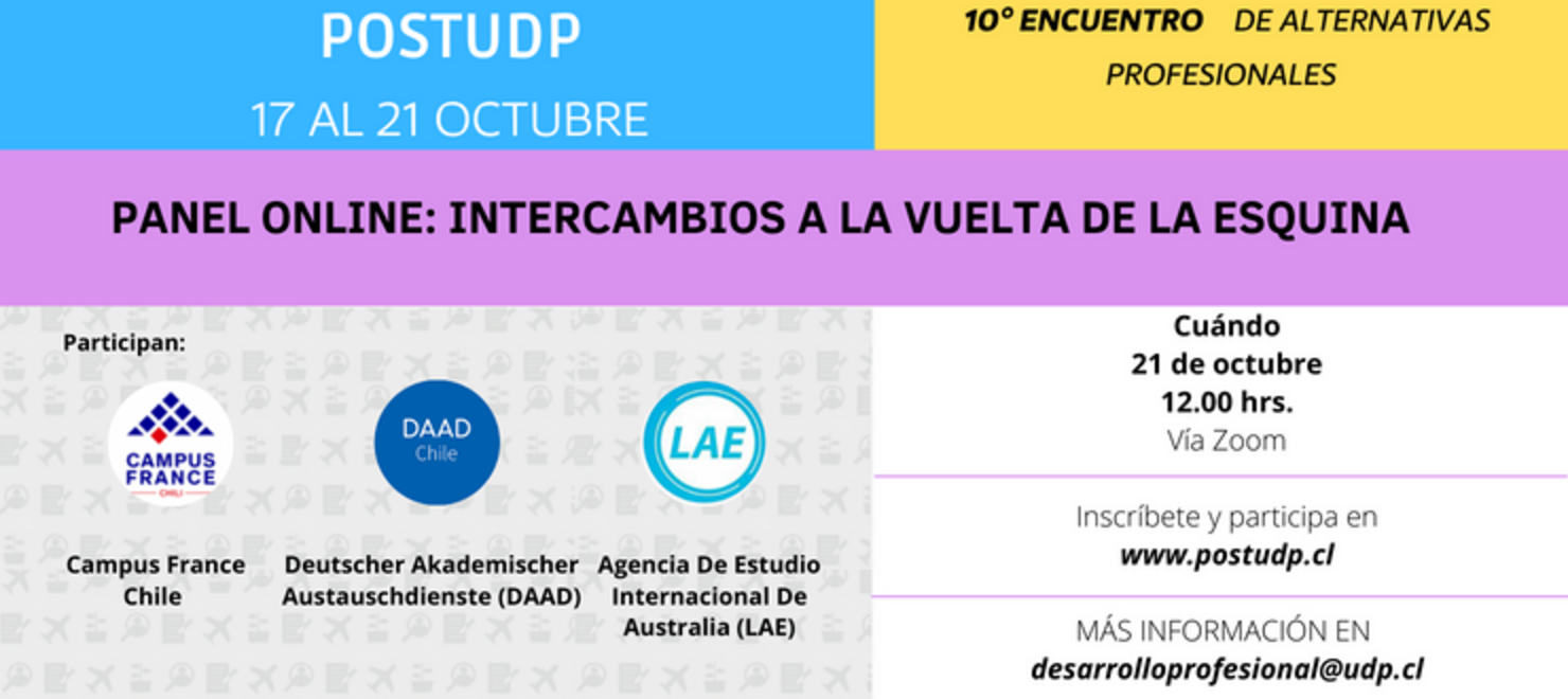 Panel online: Intercambios a la vuelta de la esquina