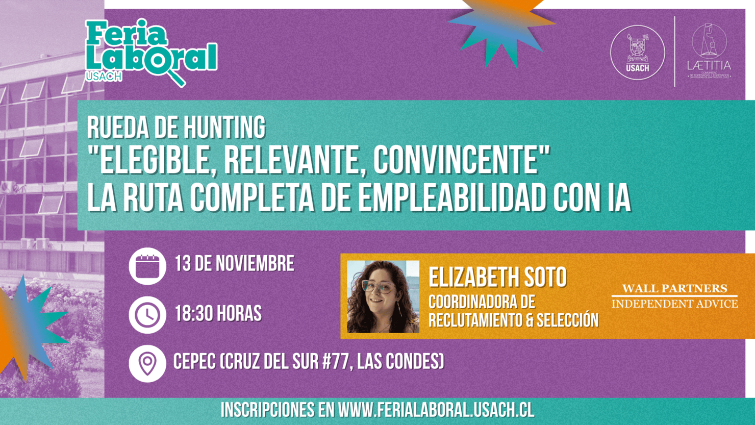 Rueda de Hunting: Elegible, relevante, convincente. La ruta completa de empleabilidad con IA