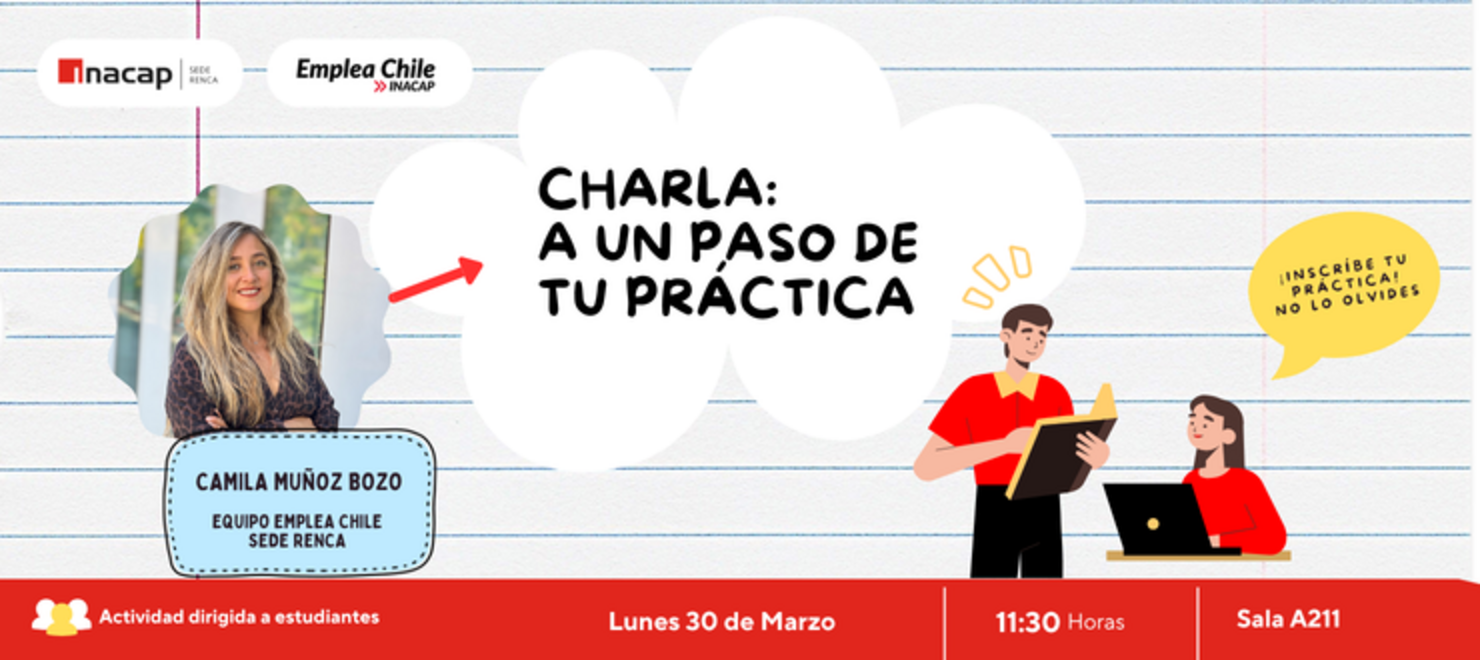 Charla: A un paso de tu práctica