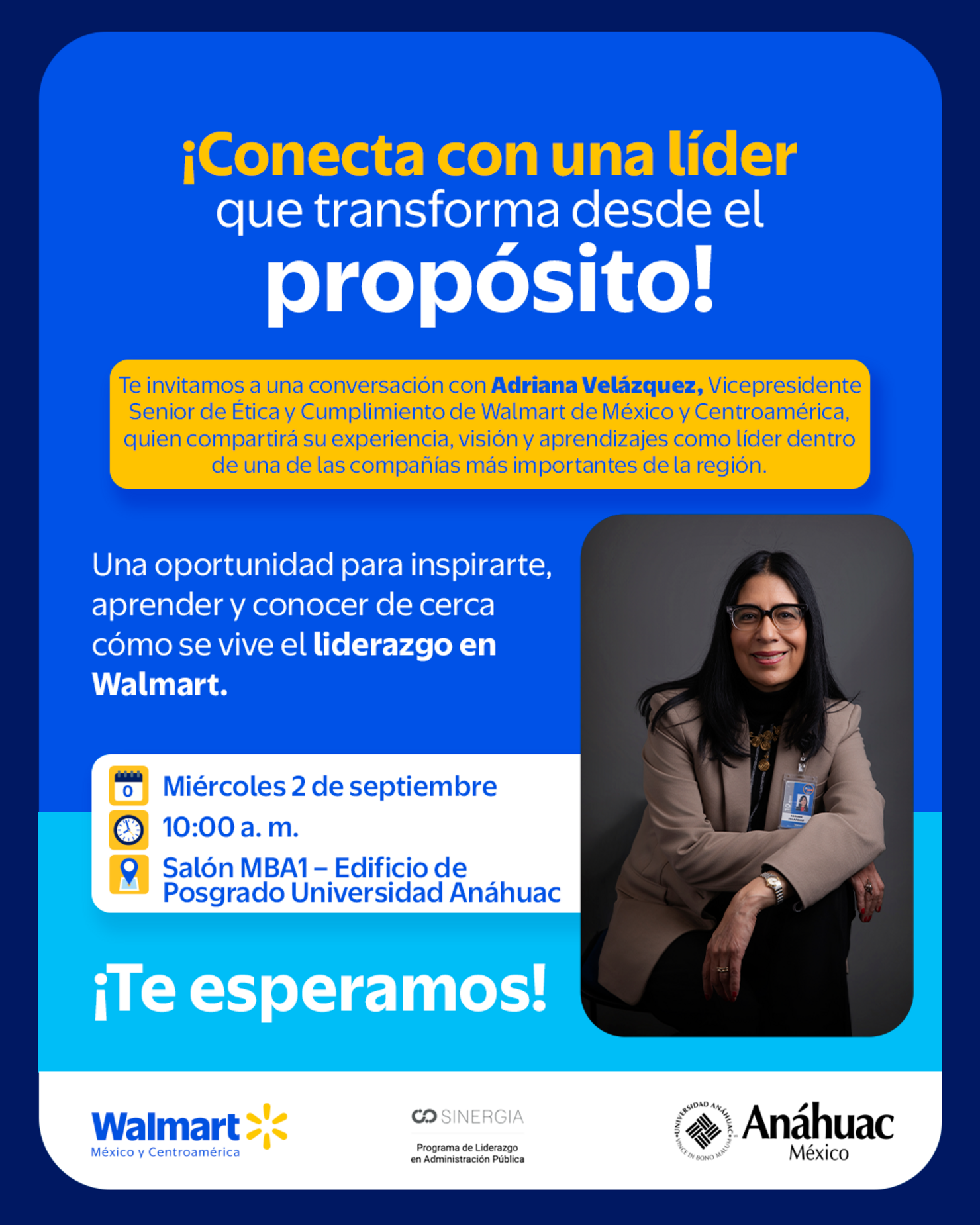 Conversa con la Vicepresidente Senior de Ética y Cumplimiento de Walmart de México y Centroamérica