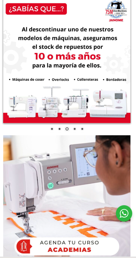 Comercial Janome Latín América