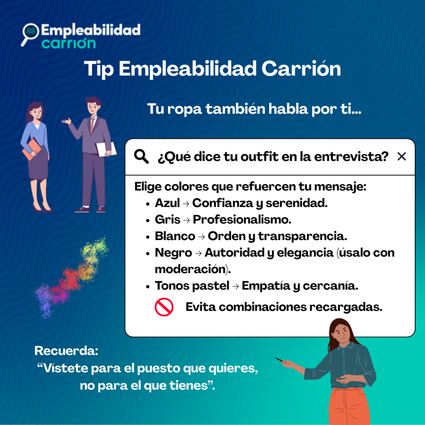 Tu ropa también habla por ti...