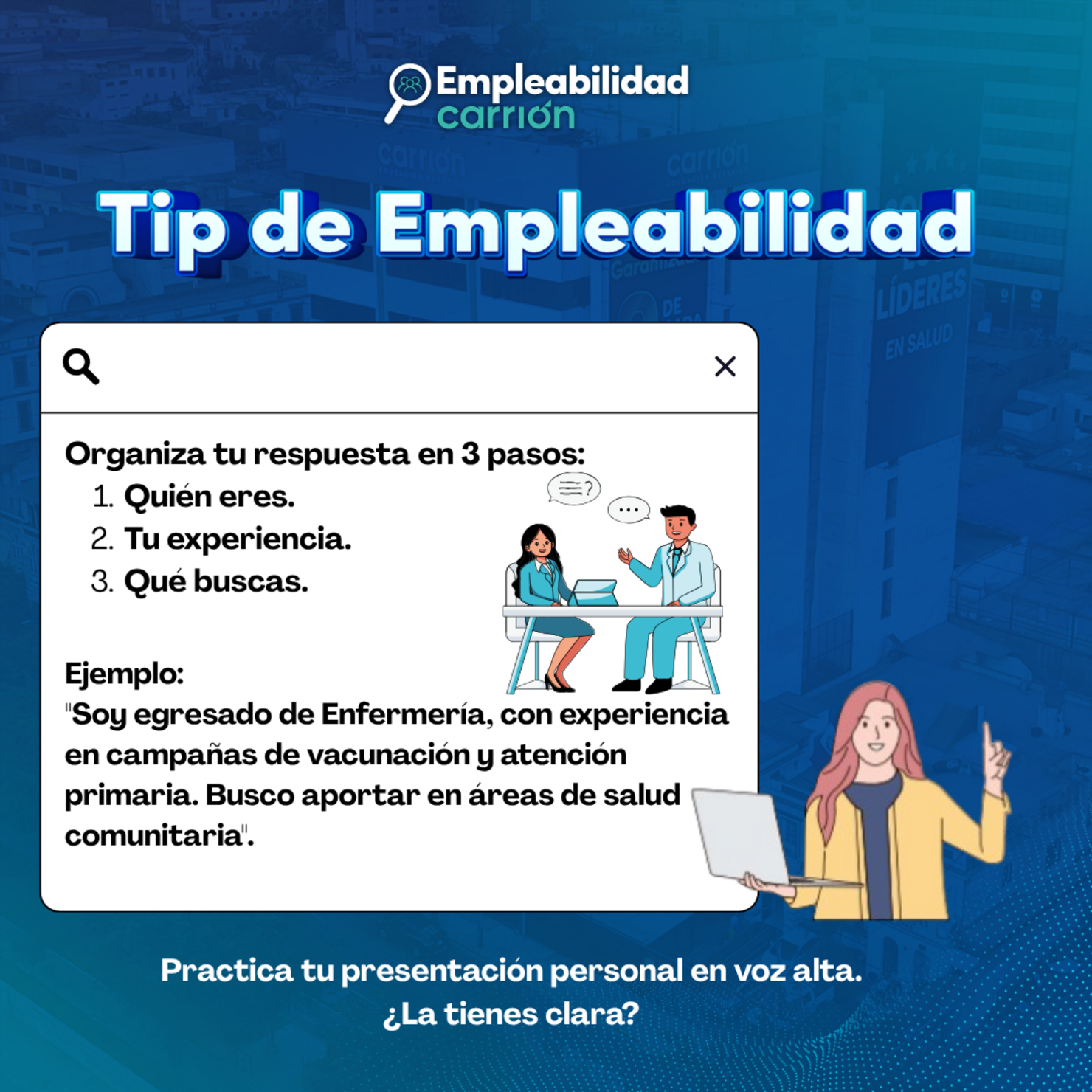 ¿Cómo responder a la clásica pregunta: "Cuéntame de ti"?
