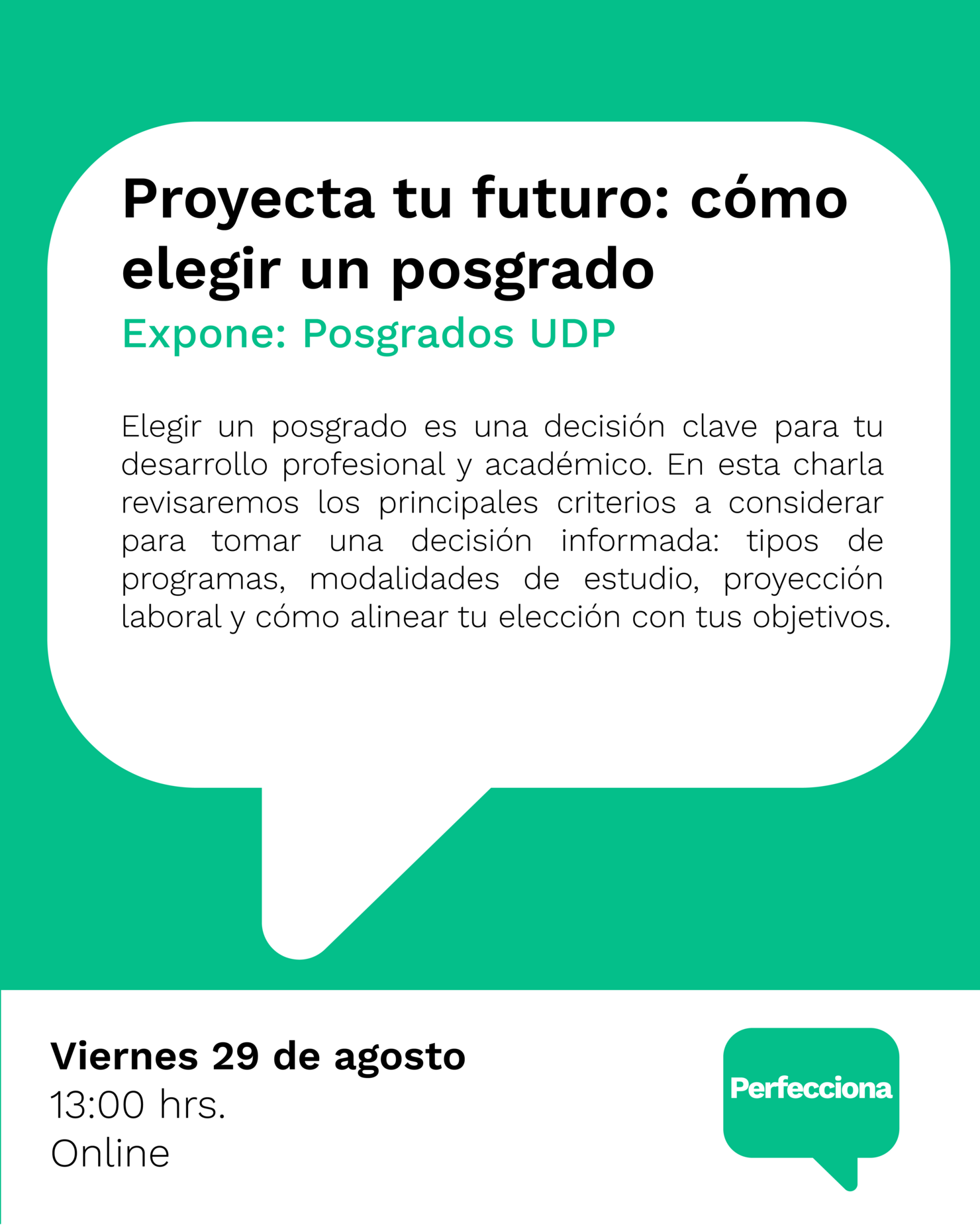Proyecta tu futuro: cómo elegir un posgrado