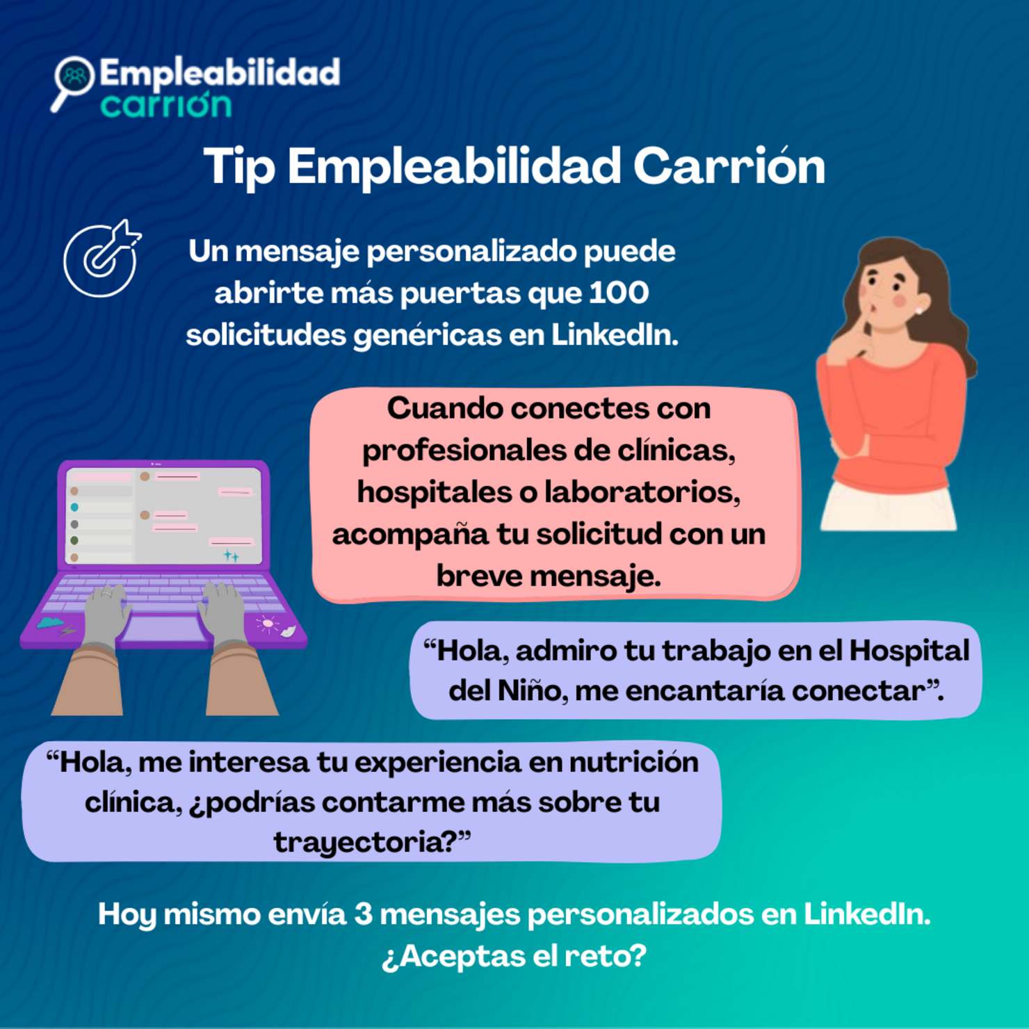 Un mensaje personalizado puede abrirte más puertas