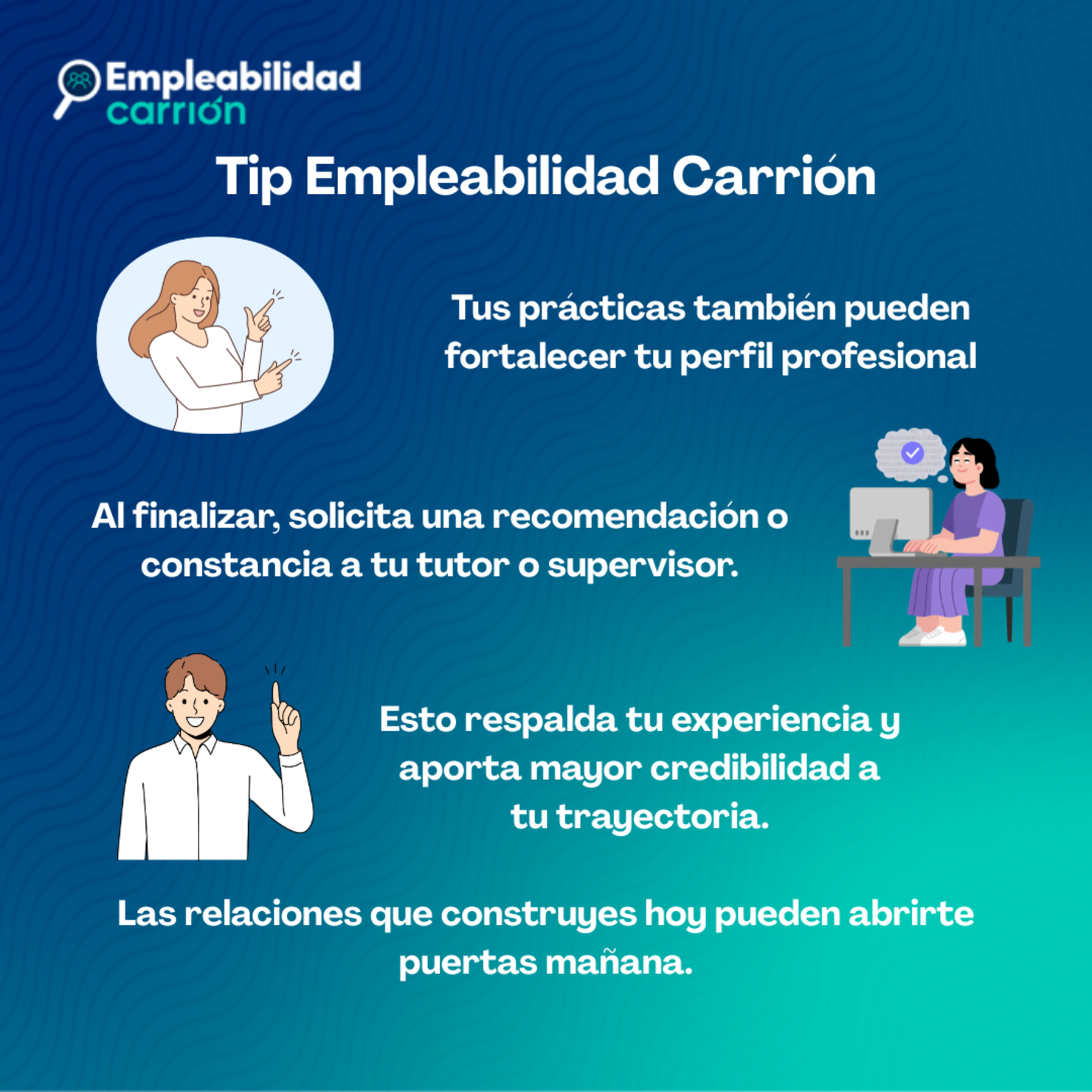 📄 Tus prácticas pueden dejar mucho más que experiencia: también pueden fortalecer tu perfil profesional.