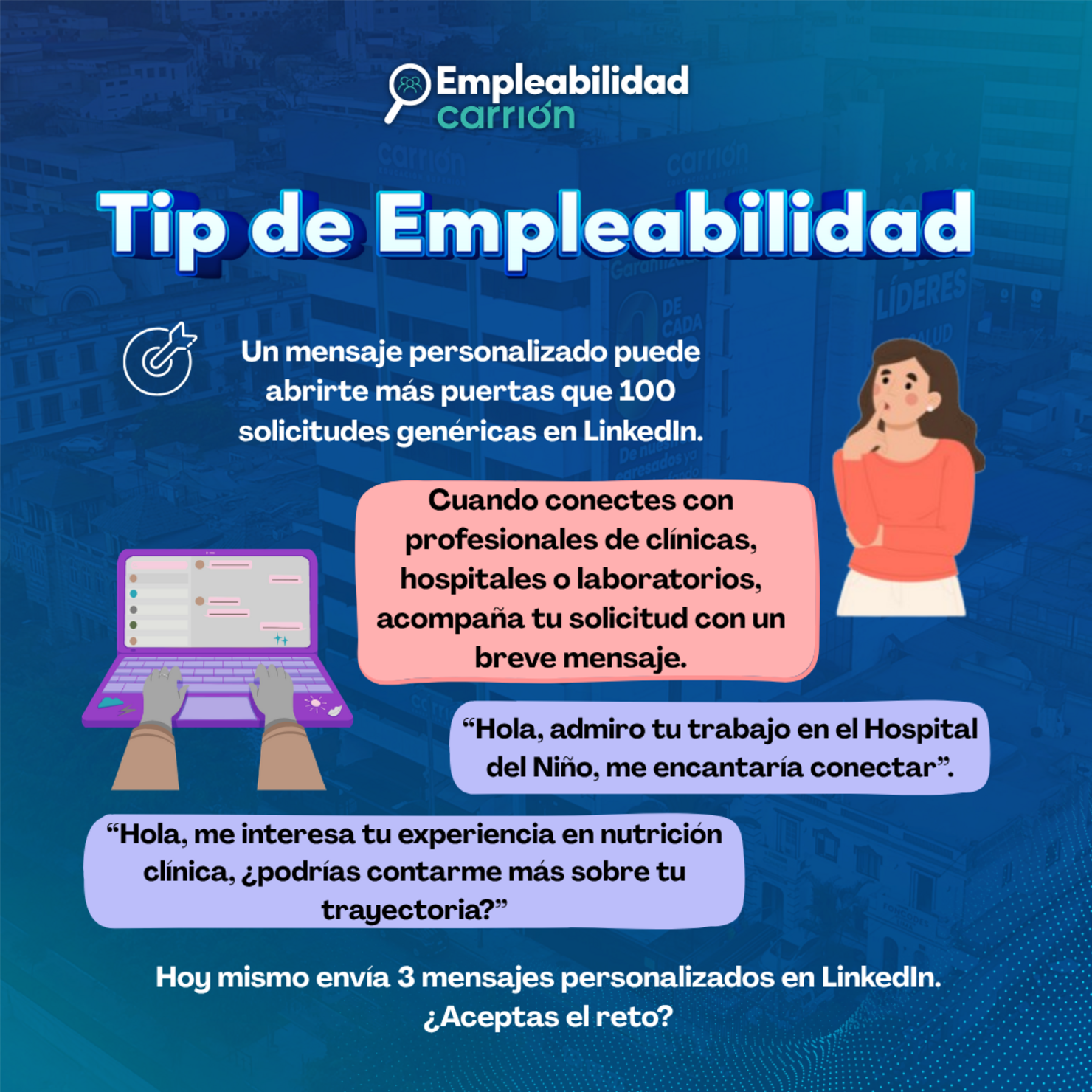 Un mensaje personalizado puede abrirte más puertas
