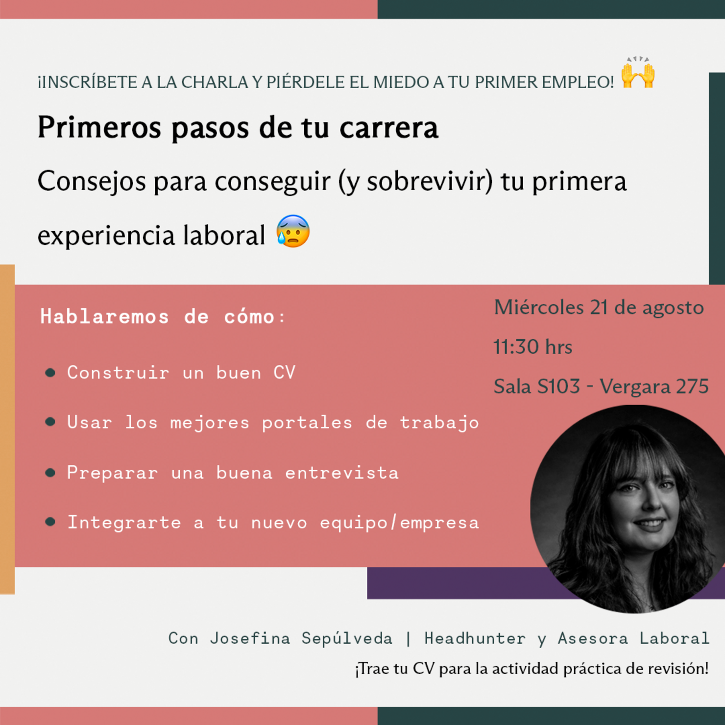 Primeros pasos de tu carrera: consejos para conseguir (y sobrevivir) a tu primera experiencia laboral