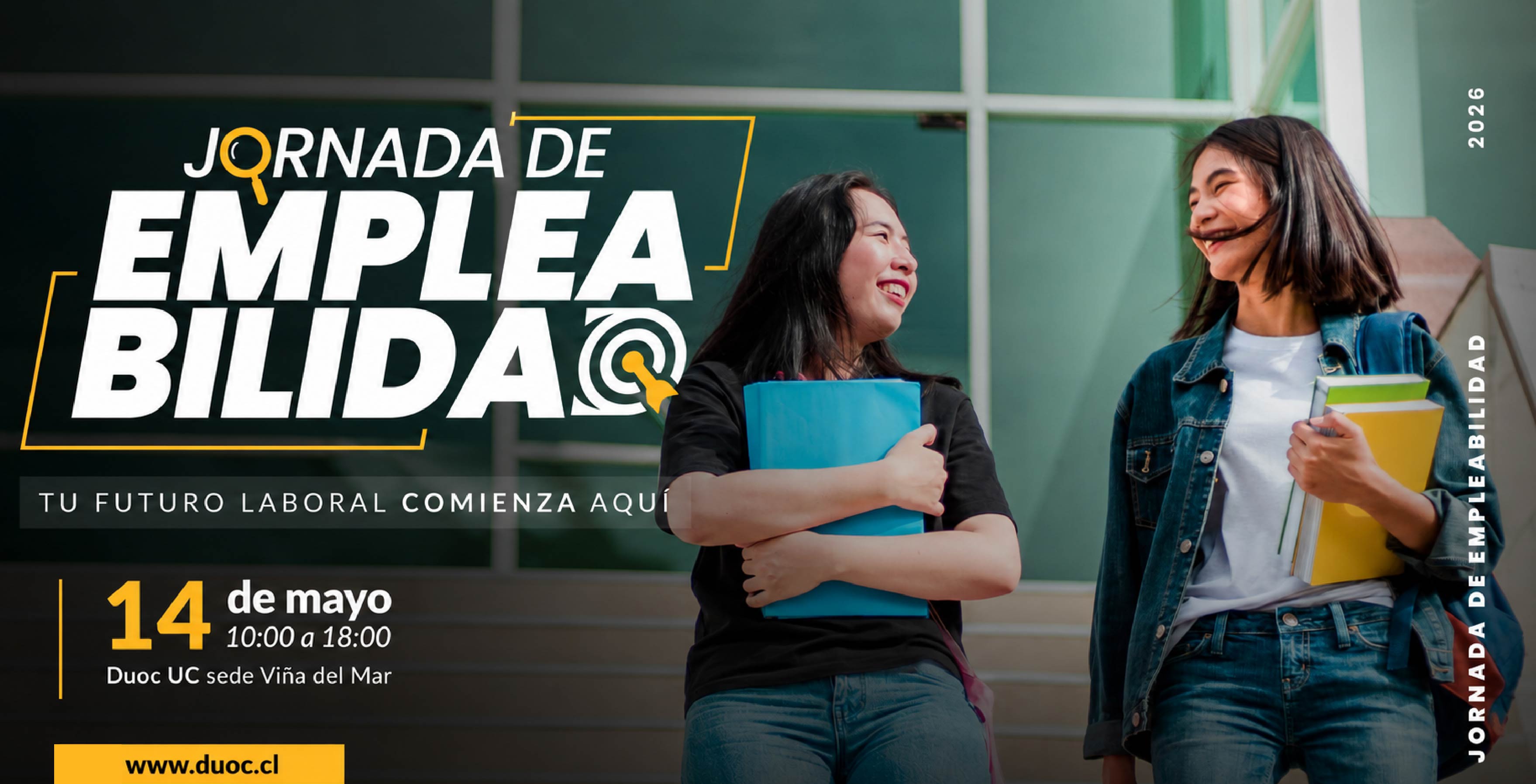 Jornada de Empleabilidad en Duoc UC Viña del Mar impulsará la conexión entre estudiantes y el mundo laboral
