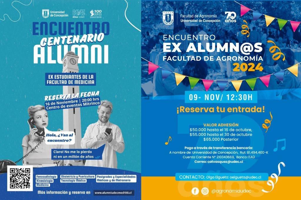 Agronomía y Medicina celebrarán 70 y 100 años con sus comunidades Alumni