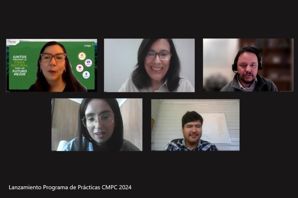 Con charla virtual se realizó el lanzamiento del Programa Prácticas de verano en CMPC 2024