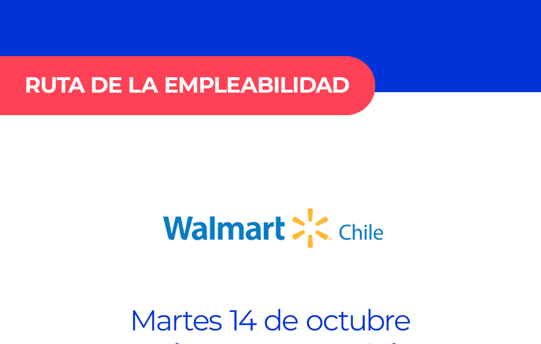 Participa en la Charla Walmart