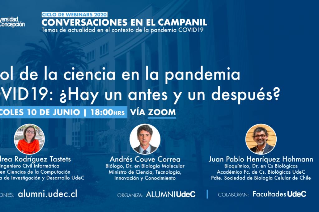 Ciclo de webinars contará con la participación del Ministro de Ciencia, Tecnología, Conocimiento e Innovación