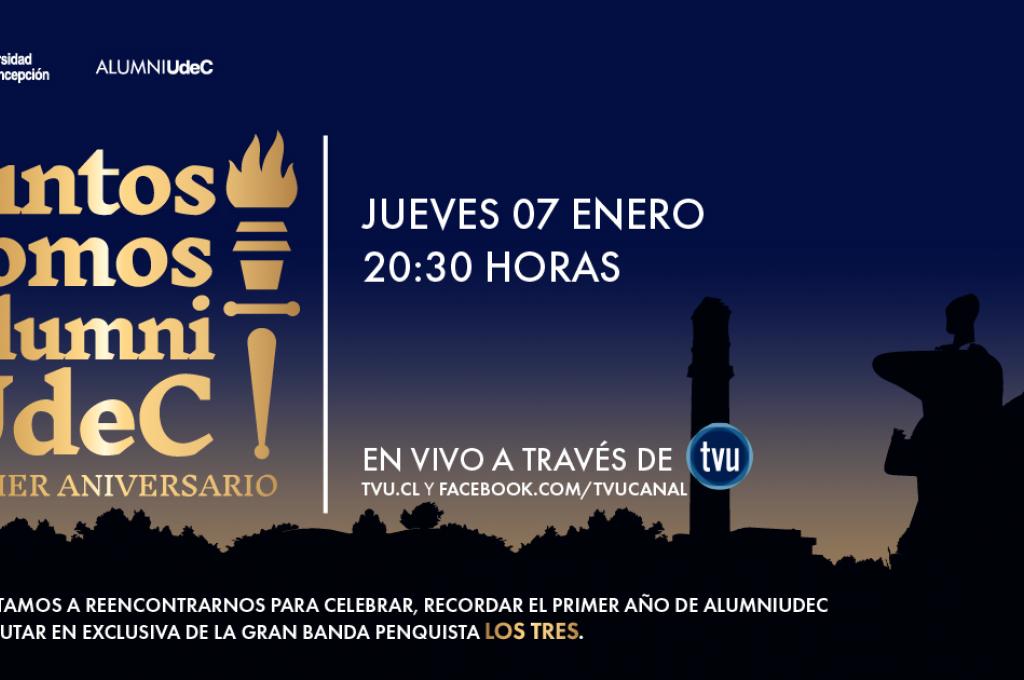 AlumniUdeC celebrará su primer aniversario junto a Los Tres