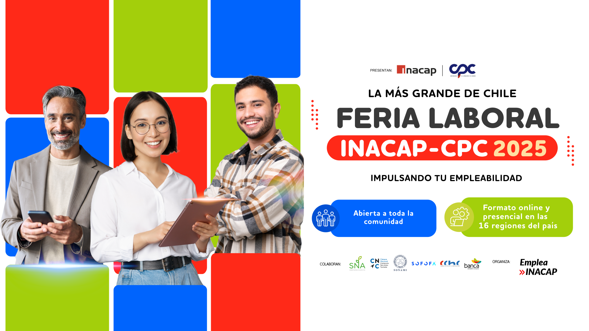 Del 3 al 7 de noviembre se realizará una nueva versión de la Feria Laboral más grande de Chile