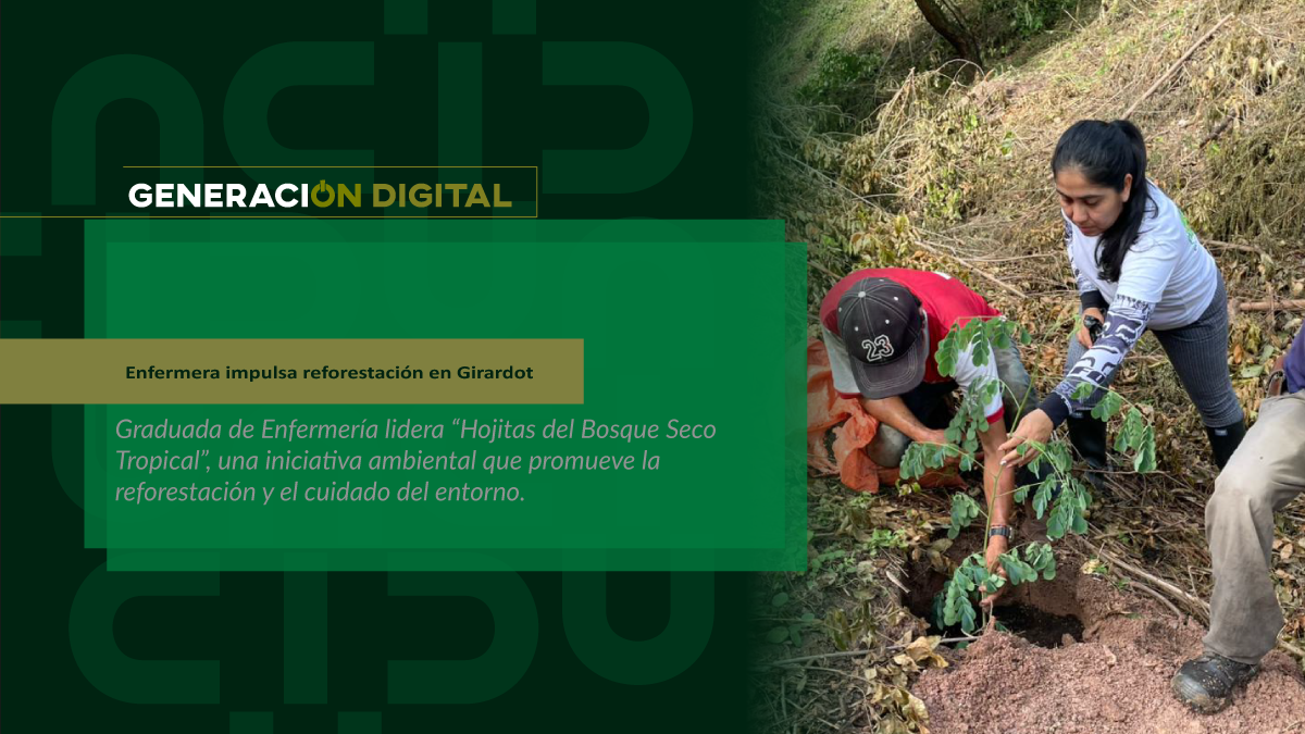 Enfermera impulsa reforestación en Girardot