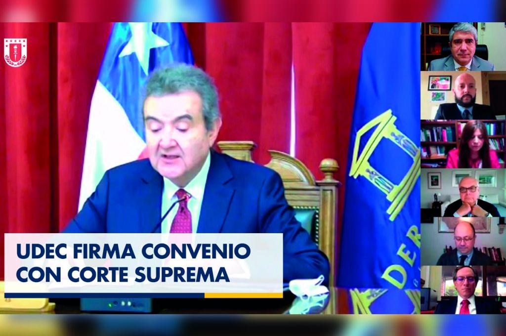 UdeC y Corte Suprema firman convenio sobre jurisprudencia ambiental y energética