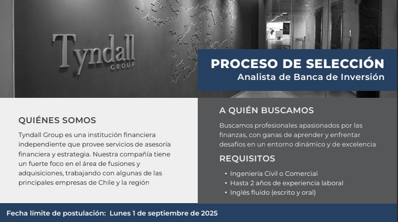 Postula al proceso de selección de Tyndall