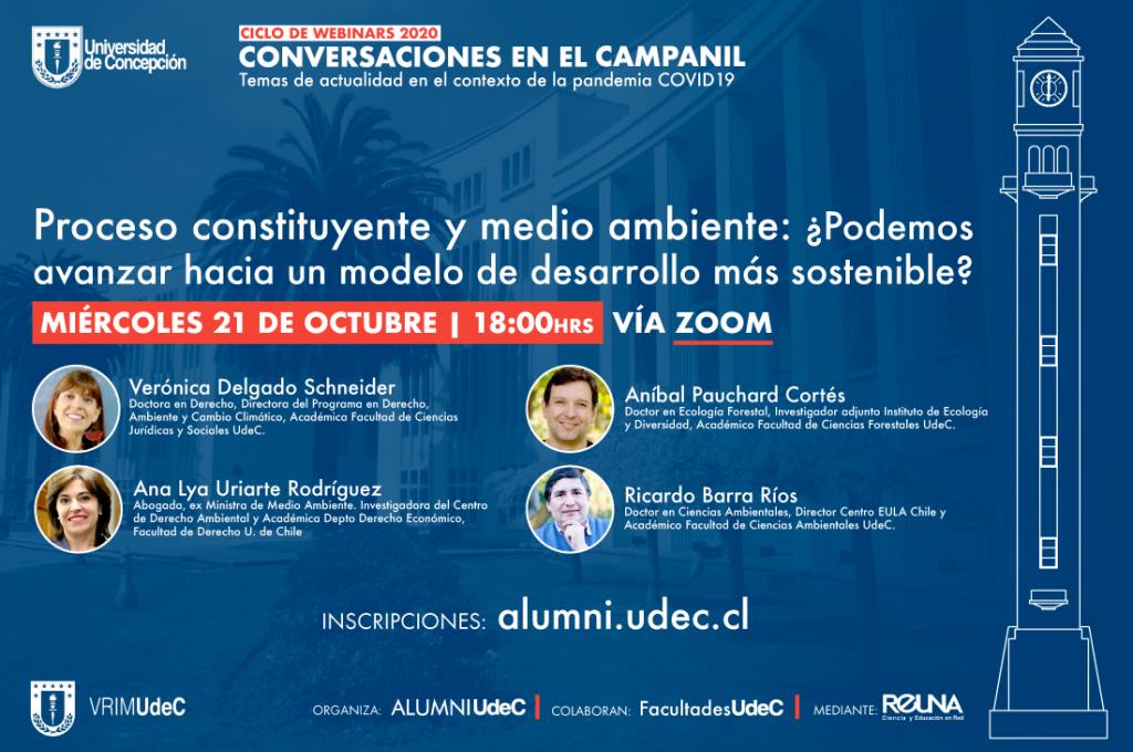 Seminario UdeC analizará el proceso constituyente y su relación con el medio ambiente