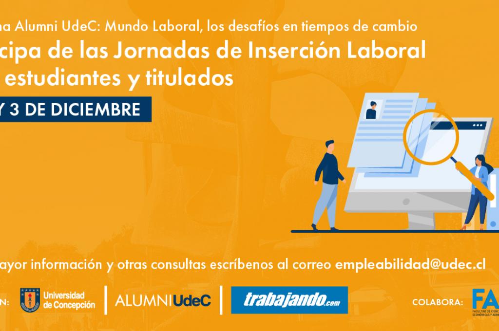 AlumniUdeC desarrollará Jornadas de Inserción laboral para estudiantes y egresados