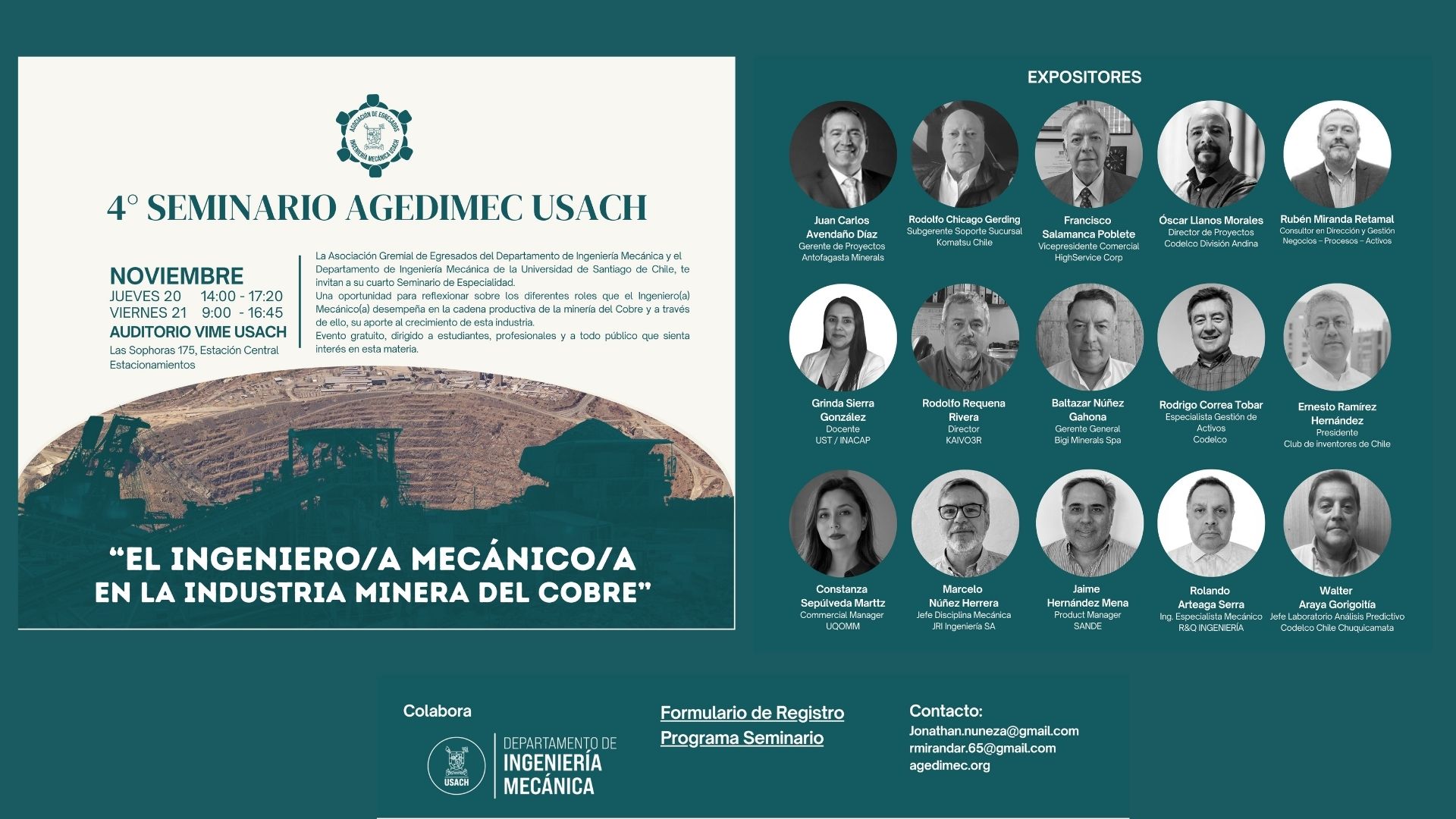 Invitación Seminario AGEDIMEC 2025