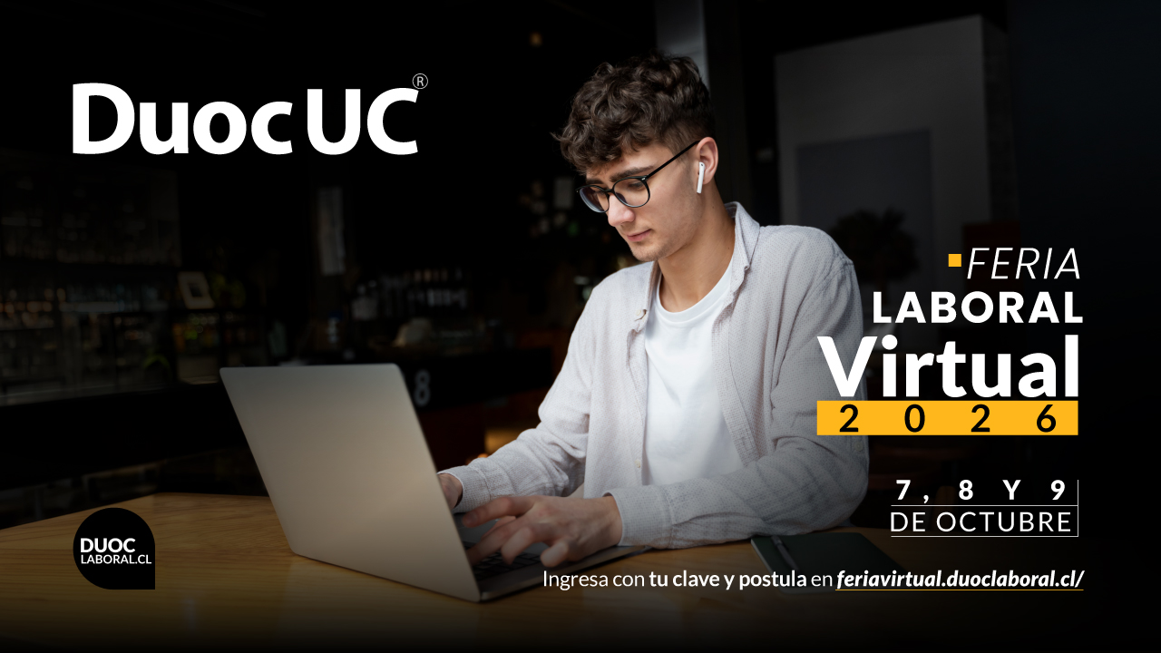 ¡Participa en la Feria Laboral Virtual Duoc UC 2026!