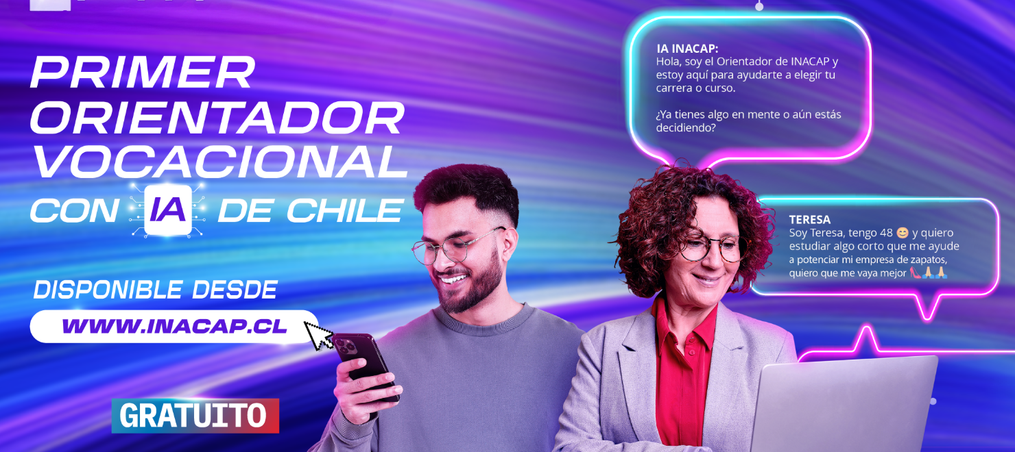 INACAP lanza chat con IA para guiar tu desarrollo profesional