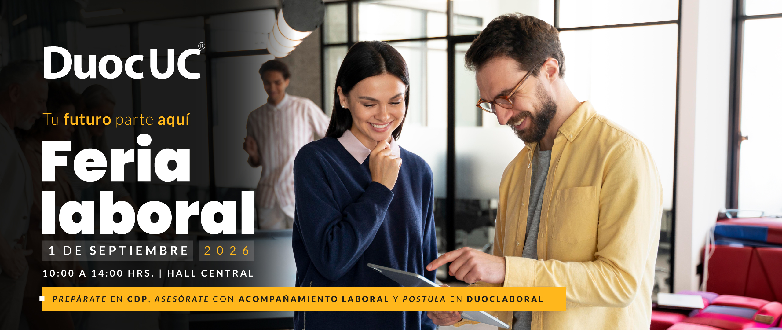 Feria Laboral Duoc UC Maipú: conecta con nuevas oportunidades laborales