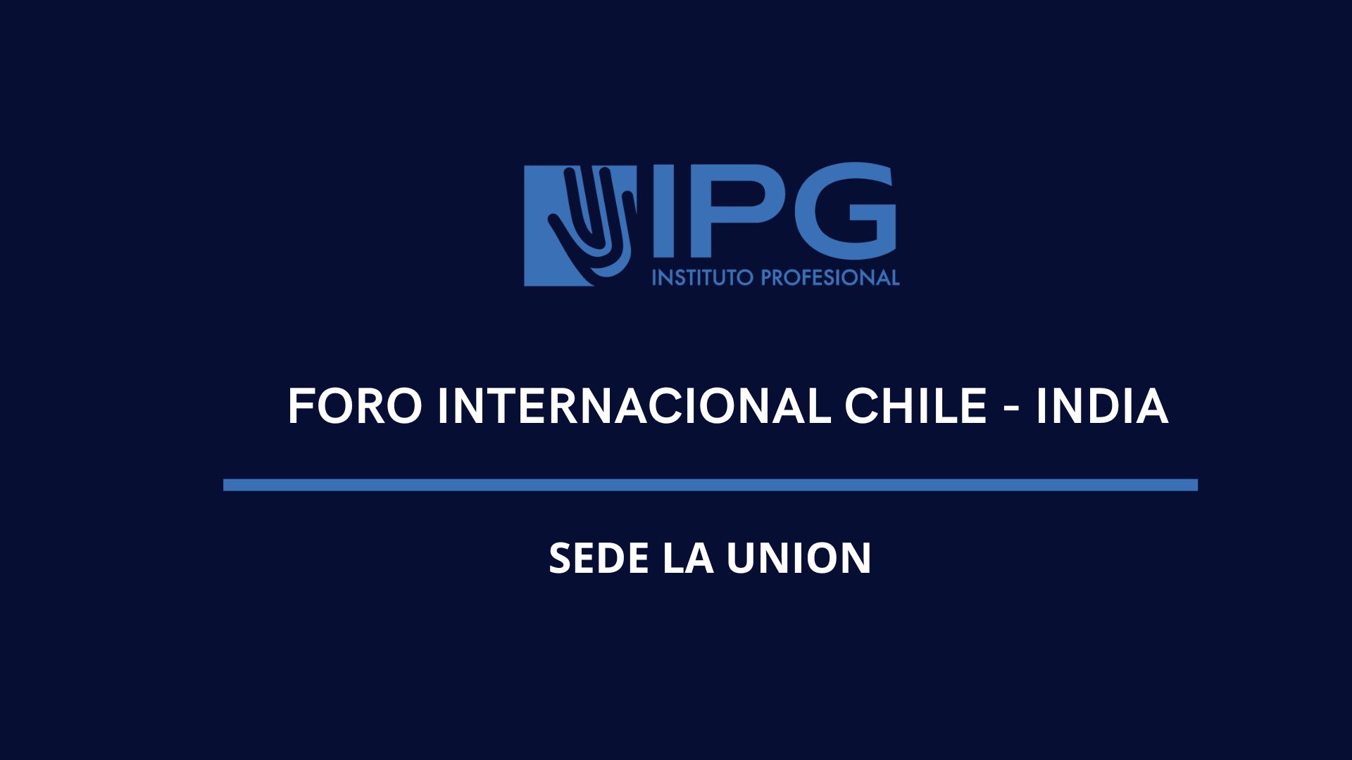 Foro Internacional Chile–India