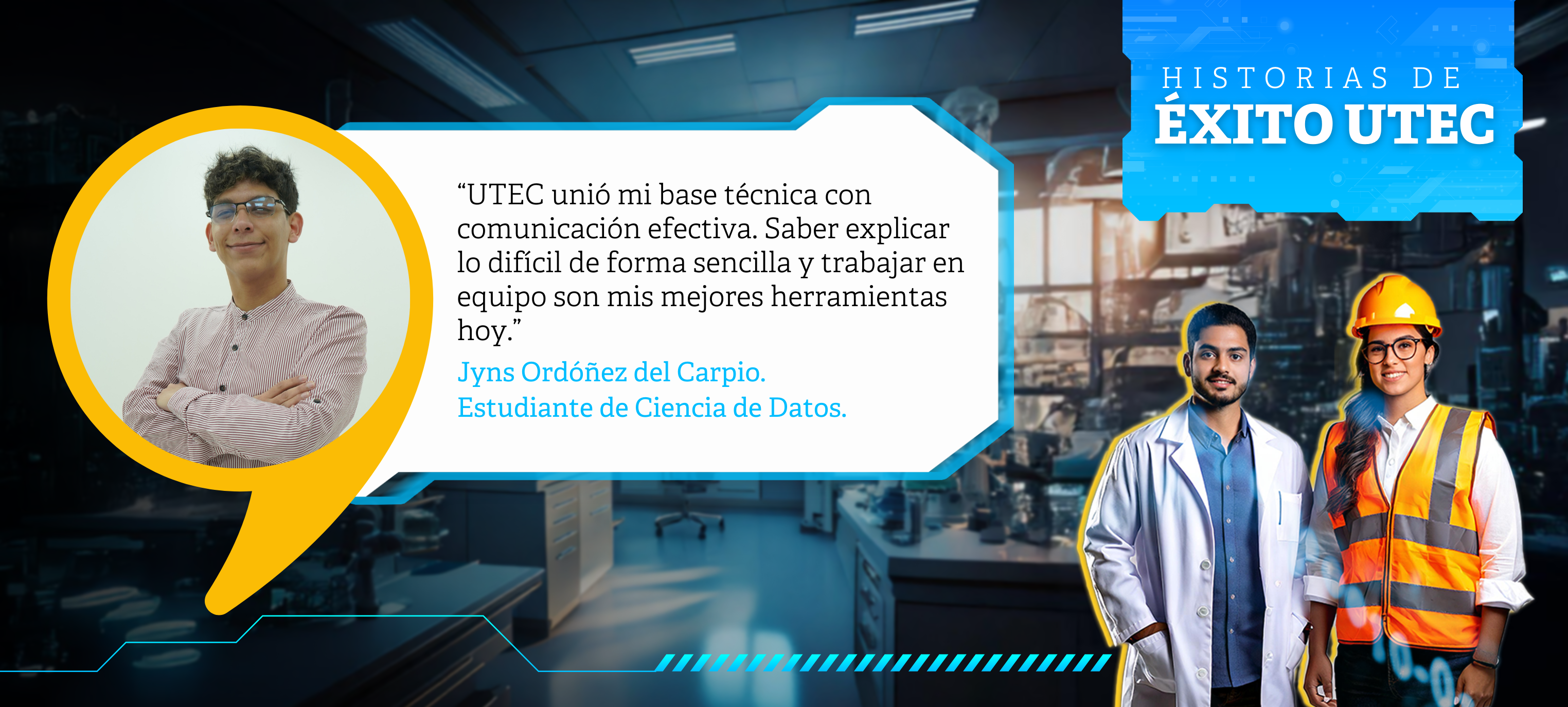 La historia de Jyns Ordóñez: Estudiante de  Ciencia de Datos en BCP