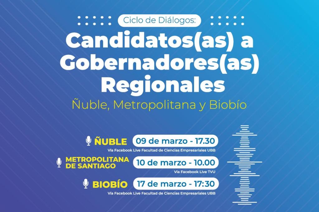 Fundación Chile Descentralizado y la UdeC invitan a ciclo de diálogos con candidatos a gobernadoras y gobernadores regionales