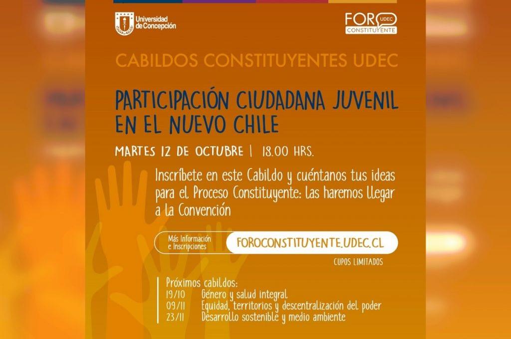 Foro Constituyente UdeC abre las inscripciones para los Cabildos Constituyentes