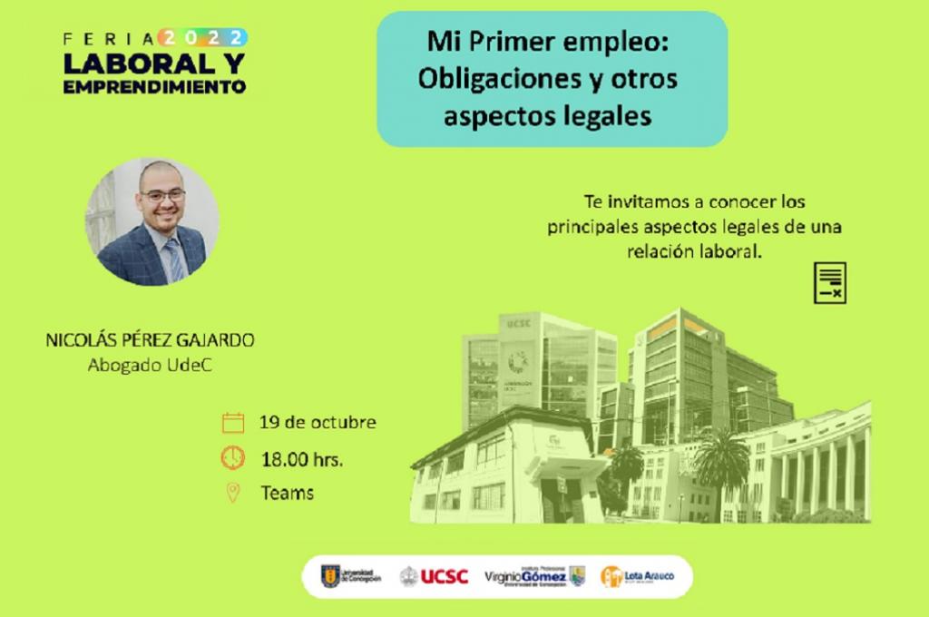 Estudiantes participaron en taller sobre aspectos legales del primer empleo