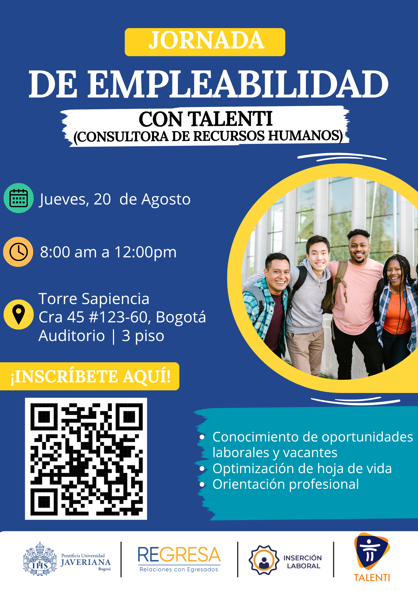 ¡Potencia tu perfil profesional! Jornada de Empleabilidad con Talenti