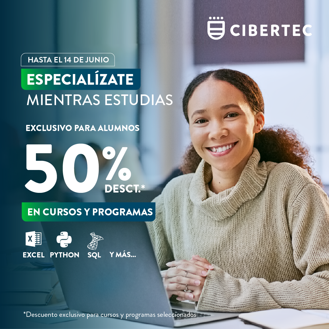 ESPECIALÍZATE CON CIBERTEC