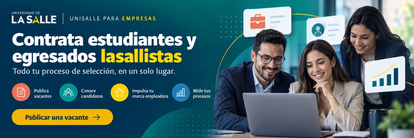 Conecta tu empresa con el talento lasallista