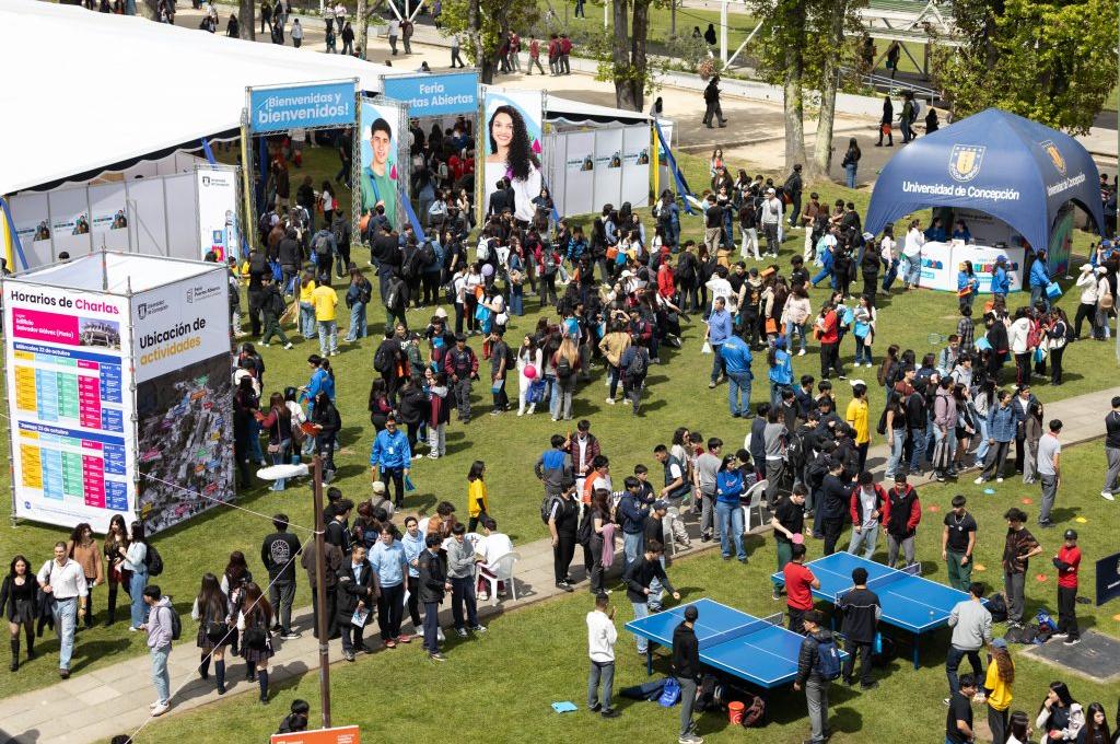 Puertas Abiertas 2025 se consolida como la feria vocacional más grande del sur de Chile con 21 mil asistentes