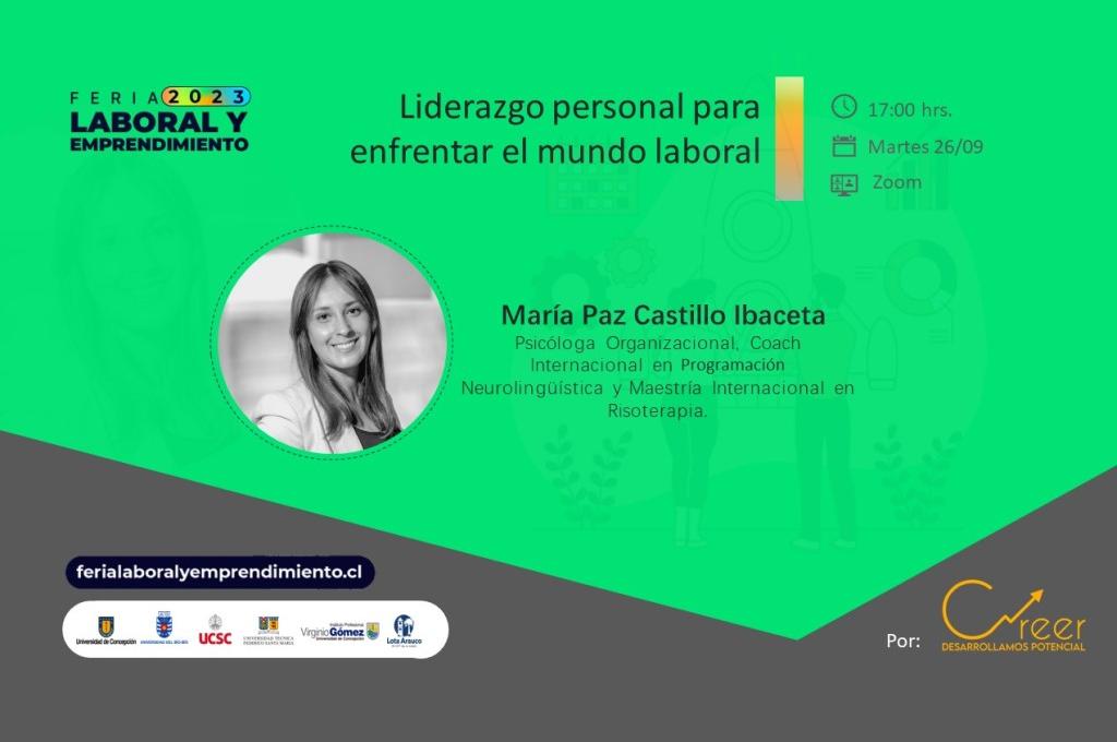 Liderazgo personal fue el tema de nueva charla preparatoria a Feria Laboral y Emprendimiento