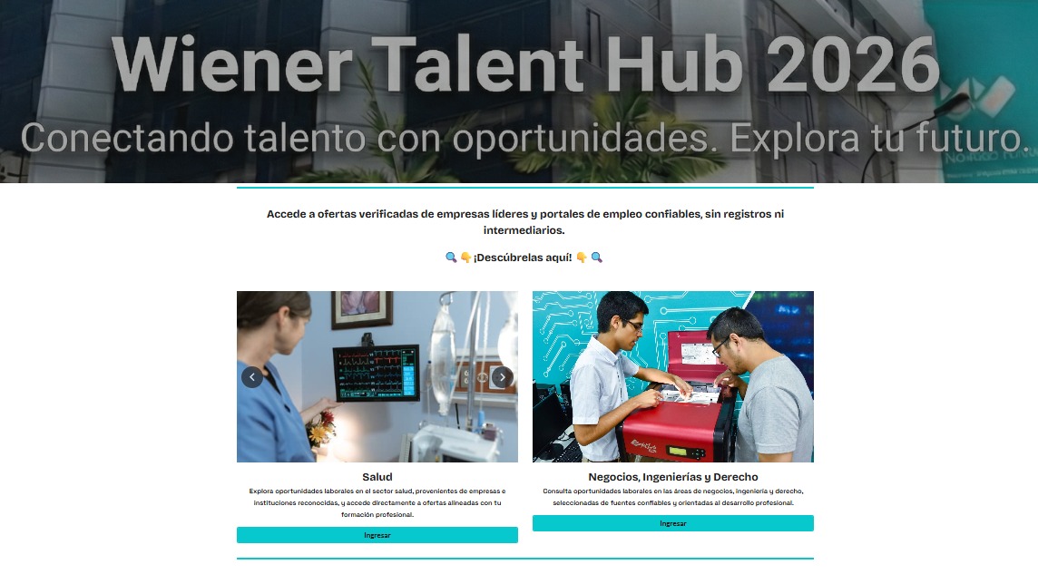 🌟 Wiener Talent Hub – Lunes de Ofertas Laborales
