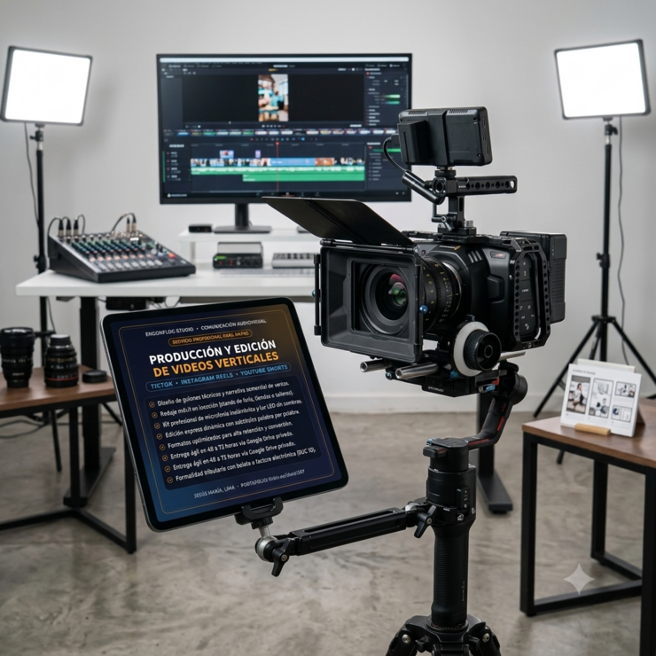 Producción y Edición de Videos Verticales para Redes (Reels / TikTok)